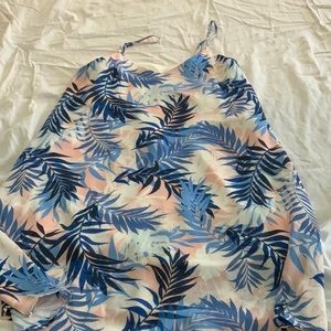 Tropical print dress